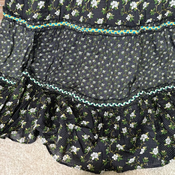 Anthropologie NWT Karoline Tiered Midi Dress Preppy Boho Western Plus Womens 22W - Picture 3 of 8